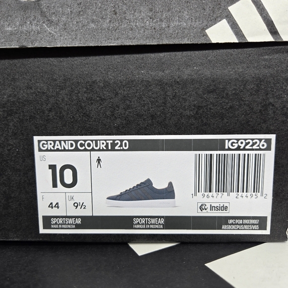 Adidas Men\'s Grand Court 2.0 IG9226 Shoes Size 10 New main image 7